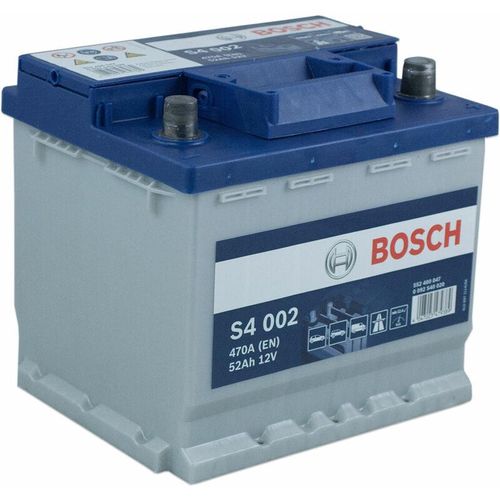 Bosch S4 002 Autobatterie 12V 52Ah 470A inkl. 7,50€ Pfand