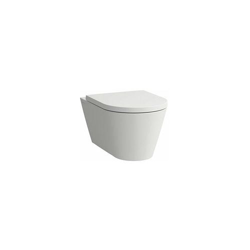 Laufen - Kartell Wand-WC, Tiefspüler, spülrandlos, 545x370x355, Farbe: Snow (weiß matt) - H8203377570001