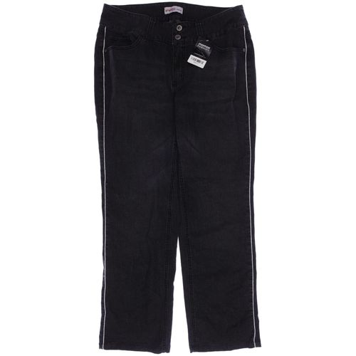 sheego Damen Jeans, grau, Gr. 32