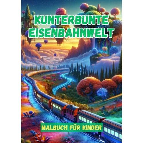 Kunterbunte Eisenbahnwelt - Maxi Pinselzauber, Kartoniert (TB)