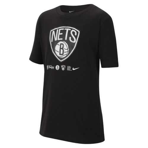 Brooklyn Nets Nike Dri-FIT NBA kindershirt - Zwart