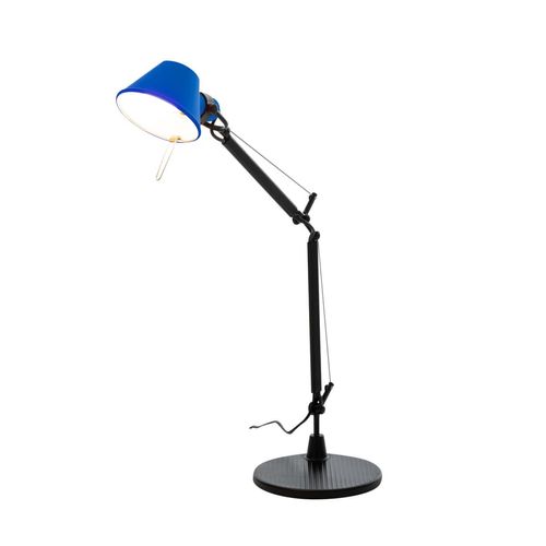 Artemide - Tolomeo Micro Bicolor Tischleuchte, schwarz / blau