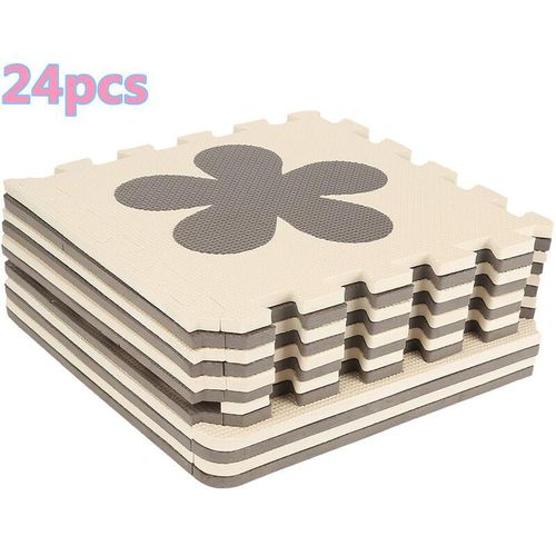 24×Puzzlematte Kinder Spielmatte Schutzmatte Bodenmatte Krabbelmatt Spielteppich