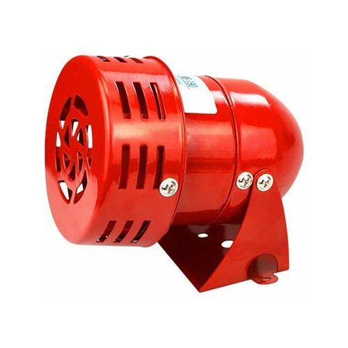 Alarmsirene 220V leistungsstarke Outdoor, 120dB Alarmsirene, rote Motor Led Sirene Metall Hupe Industrie Bootsalarm