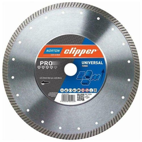 Clipper Diamanttrennscheibe Pro Universal Turbo - 350x20,0 mm - Norton