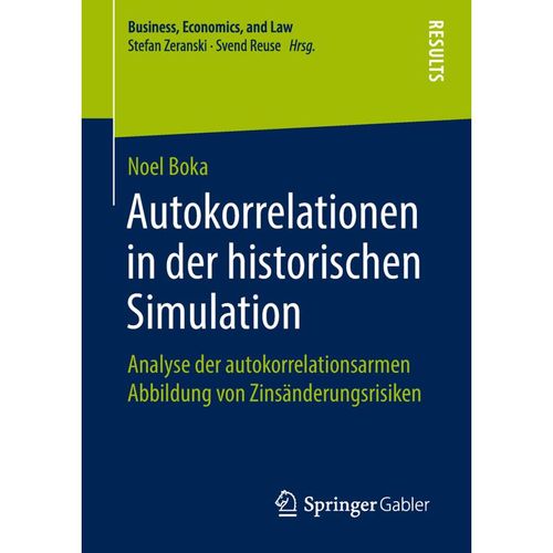 Autokorrelationen in der historischen Simulation - Noel Boka, Kartoniert (TB)
