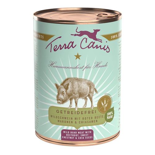 Terra Canis getreidefrei Wildschwein mit roter Beete 6x400g