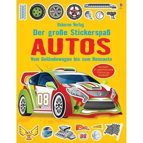Der große Stickerspaß: Autos - Simon Tudhope, Kartoniert (TB)