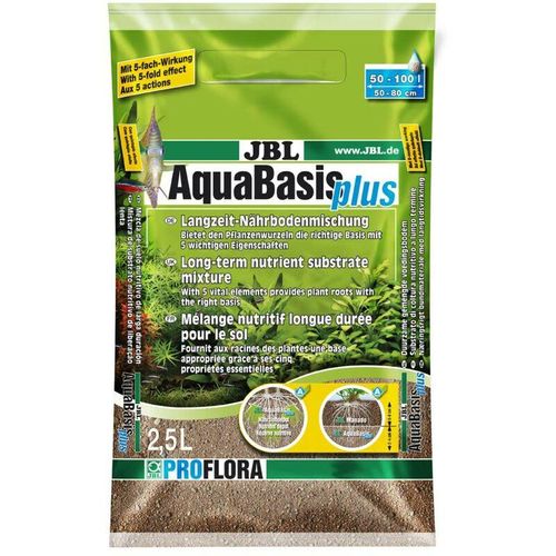 AquaBasis plus Langzeit-Nährboden für Süßwasser-Aquarien 2,5 l Zubehör - JBL