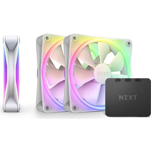 NZXT F120 RGB DUO - Gehäuselüfter, Weiß