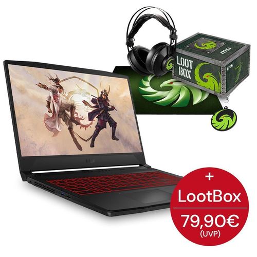 MSI GF66 Katana 12UD-251 Intel Core i7-12700H Gaming Notebook 39,6cm (15,6