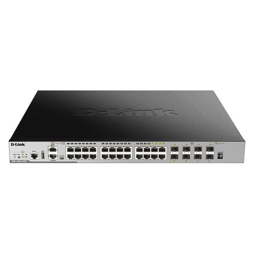 D-Link DGS-3630-28PC 20-Port Gigabit PoE 4-Port Combo Gigabit SFP 4-Port 10GBit/s SFP+ Switch