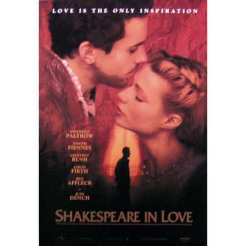 Shakespeare in Love Poster Gwyneth Paltrow, Ben Afflek