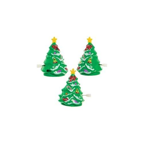Aufziehspielzeug Weihnachtsbaum, 4 Stück (Pro Set 4)