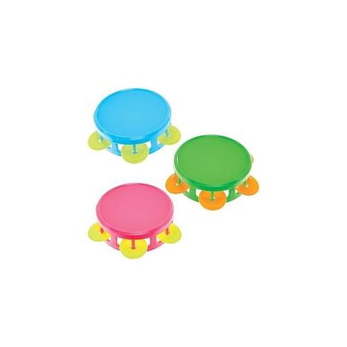 Mini-Spielzeug-Tamburine (6 Stück) Mitgebsel