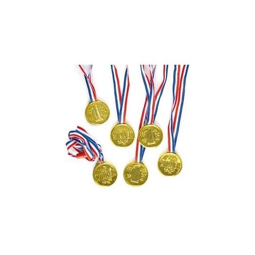Goldmedaillen (6 Stück) Mitgebsel