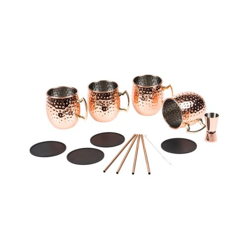 Cocon Cocktailglas »Moscow Mule 500 ml, 4 Stück, Kupfer«, (4 tlg.)