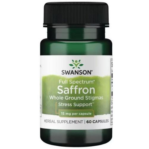 Swanson, Safran, 15 mg, 60 Kapseln [1.655,55 EUR pro kg]