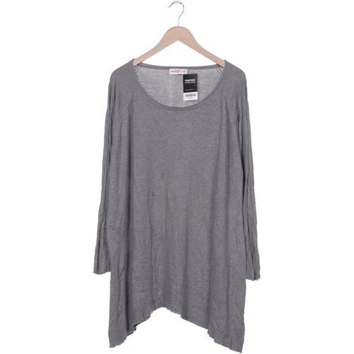 sheego Damen Pullover, grau, Gr. 52