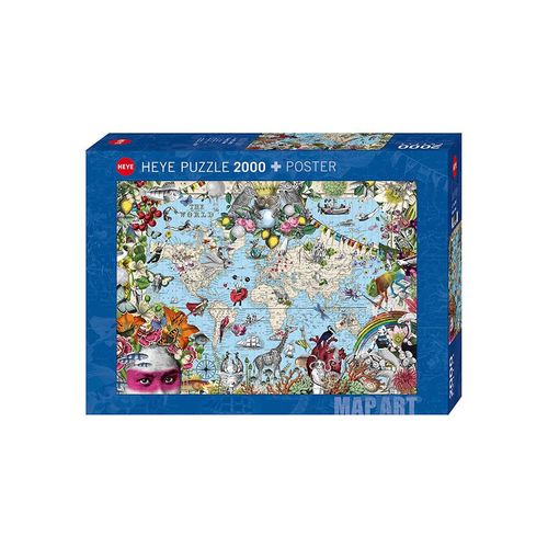 HEYE 2.000tlg. Puzzle "Quirky World" - ab 12 Jahren