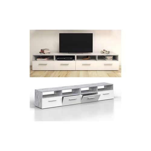 Vicco Lowboard Diego Fernsehschrank Sideboard TV Fernsehtisch Beton