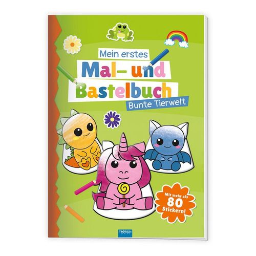 Trötsch Malbuch Bastelbuch Mein erstes Mal- und Bastelbuch Bunte Tierwelt, Kartoniert (TB)