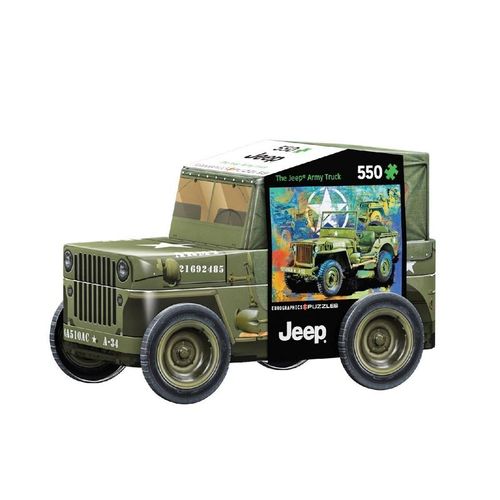 Armee Jeep Puzzledose 550 Teile