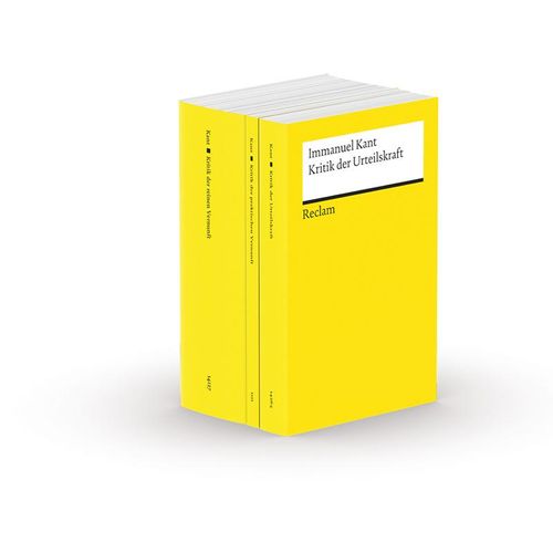 Die drei Kritiken: Kritik der praktischen Vernunft - Kritik der reinen Vernunft - Kritik der Urteilskraft - Immanuel Kant, Taschenbuch