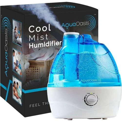 Luftbefeuchter- Cool Mist, Mini-Luftbefeuchter, tragbarer Luftbefeuchter (2,2 l Wassertank) -360°Rotationsdüse