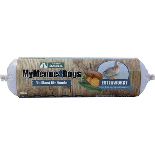 MyMenue4Dogs Hundefutter Entenwurst - 800 g