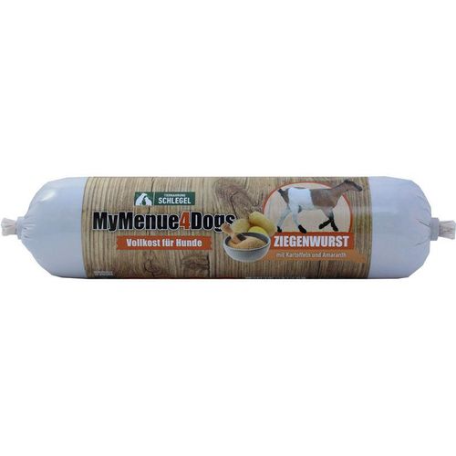 MyMenue4Dogs Hundefutter Ziegenwurst - 400 g