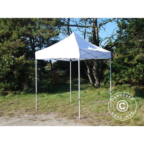 Faltzelt Faltpavillon Wasserdicht FleXtents Basic v.2, 2x2m Weiß