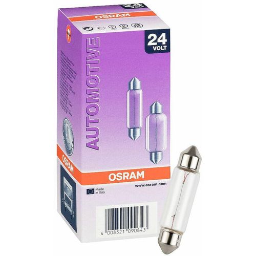 10x Osram Soffitte 10W 24V C10W lkw 6429