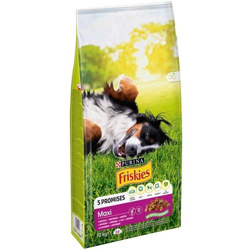 Purina - Friskies Maxi Dog Beef - Trockenfutter für Hunde - 10 kg