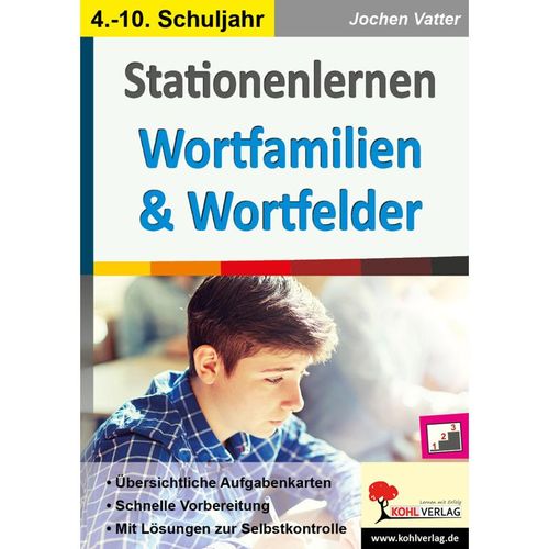 Stationenlernen Wortfamilien & Wortfelder - Jochen Vatter, Kartoniert (TB)