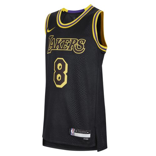 Kobe Bryant Los Angeles Lakers City Edition Swingman Nike Dri-FIT jersey voor kids - Zwart