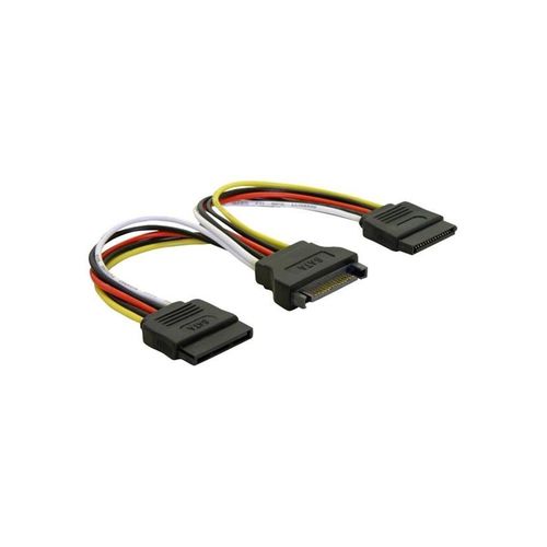 DeLOCK power cable - SATA power to SATA power - 15 cm