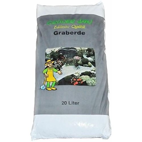 Graberde 20L Sack Blumenerde Pflanzerde Qualitätserde Gartenerde Friedhof Erde - Buri