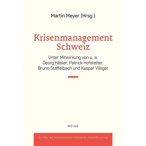 Krisenmanagement Schweiz, Kartoniert (TB)