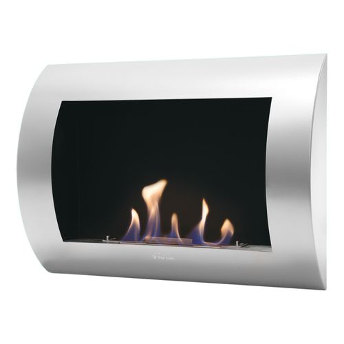 Ethanol-Kamin mit gebogener Stahlfrontplatte