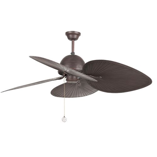 Deckenventilator mit Zugschnur Cuba Braun 132 cm