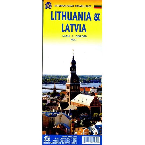 Lithuania /Latvia, Karte (im Sinne von Landkarte)