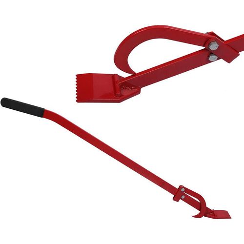 Stammwender wendet Stämme bis 250 mm, universelle Fällhilfe unterstützt Motorsägen Wendehilfe - Rot