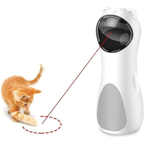 Automatisches Katzen-Laserspielzeug, interaktives Laser-Katzenspielzeug, rotierendes Fangtraining, hohe Platzierung
