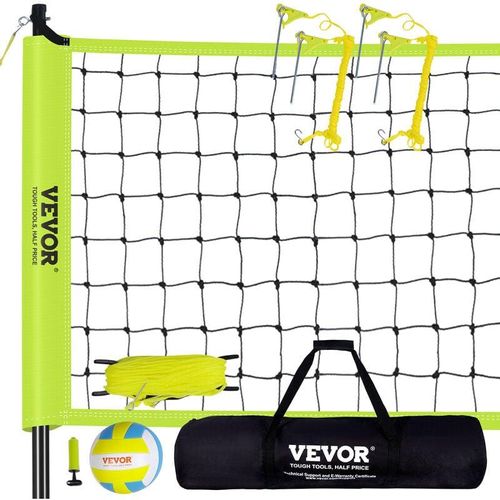 Vevor - Volleyballnetz Höhenverstellbar Volleyballnetz Set, Tragbarer Beachvolleyball-Netz, Outdoor Volleyballnetz Faltbare Volleyballnetz mit