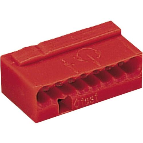 ROT - Dosenklemme starr: -0.8 mm² Polzahl: 8 wago 1 St.