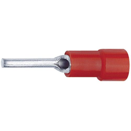 ROT - Klauke 705 Stiftkabelschuh 0.50 mm² 1 mm² Teilisoliert 1 St.