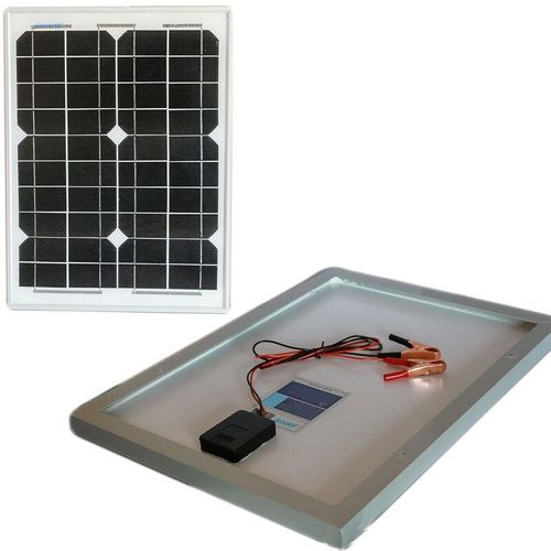 Solarpanel photovoltaik modul 20WATT 12V zellen silizium batterieklemmen