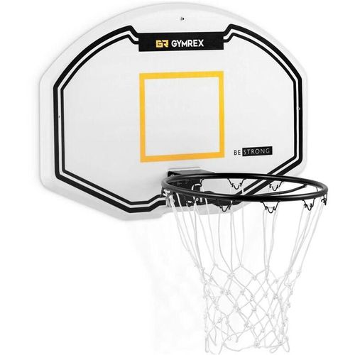 Gymrex - Basketballbrett mit Korb 91x61 cm wetterfest Basketballring ø 42,5 cm Korbanlage