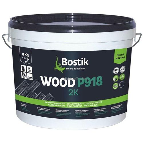 Bostik - Wood P918 2K 8kg Eimer pu Kleber Klebstoff Parkettboden Laminatboden